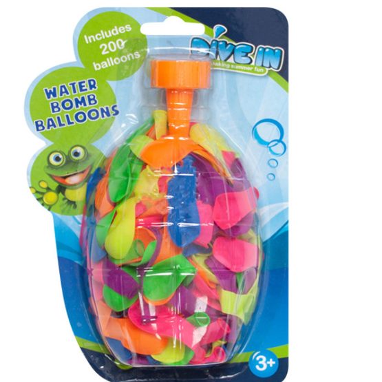Water bomb balloons