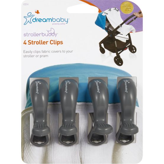 Stroller Clips – 4 Pack Black